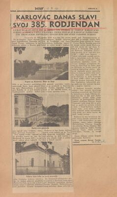 Karlovac danas slavi svoj 385. rodjendan