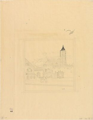 Kaptol, studija za naslovnicu knjige Corneliusa Gurlitta 