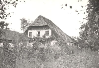 Bešlinec - Tradicijsk kuća, dio zabatnog pročelja