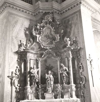 Kloštar Ivanić - Crkva Uznesenja Blažene Djevice Marije, oltar sv. Jurja