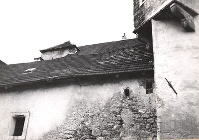 Slavetić - Dvorac Oršić, detalj južnog pročelja