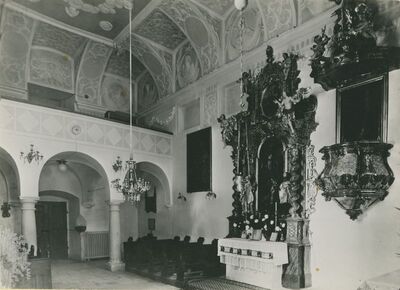 Klenovnik - kapela sv. Antuna u dvoru, unutrašnjost