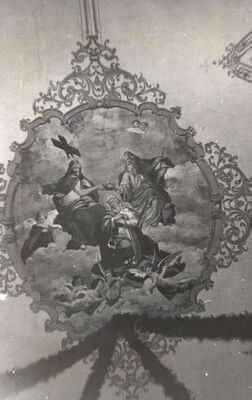 Samobor - Franjevačka crkva Uznesenja Blažene Djevice Marije, zidna slika