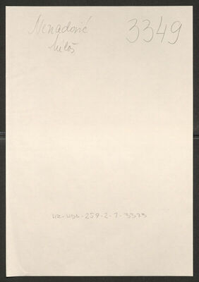 Nenadović, Miloš, 6.12.1922. Policijski karton