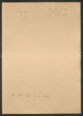 Vladić, Ivo. Policijski karton