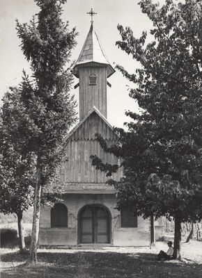 Donji Hruševec - Kapela sv. Ivana Krstitelja, glavno pročelje