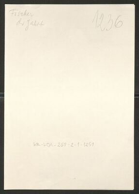 Fischer, Jakob, 13.12.1878. Policijski karton