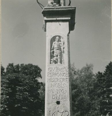 Vidovec - Pil tužnog Krista, reljef sv. Florijana