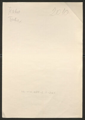 Jenko, Tonka, 17.1.1910. Policijski karton