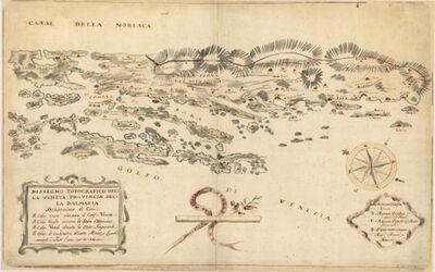 Dissegno topografico della Veneta provincia della Dalmazia.