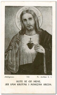 Uspomena na mladu misu mladomisnika isusovca Egona Josipa Šajbla (1916. - 1994.)