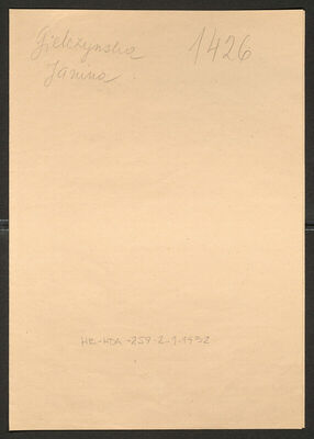 Gielezynska, Janina, 12.11.1903. Policijski karton