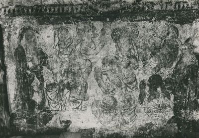 Lobor - Crkva Majke Božje Gorske, svetište, zidna slika