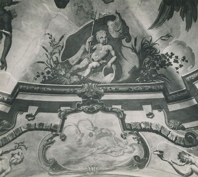 Varaždin - Franjevački samostan, stropna freska