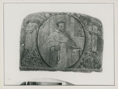 Lepoglava - Bivši pavlinski samostan, zidna slika: portret Pavla Ivanovića