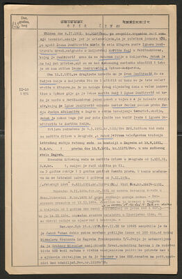 Suher, Jakob, 1890. Policijski karton