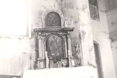 Poljana - Kapela sv. Jakova, pobočni oltar