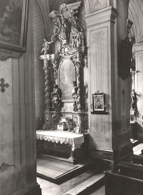 Samobor - Franjevačka crkva Uznesenja Blažene Djevice Marije, bočni oltar sv. Josipa