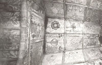 Lijevi Štefanki - Crkva sv. Jurja, detalj oslikanog stropa