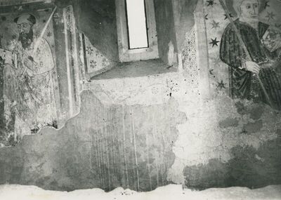 Martinšćina (Zlatar) - Crkva sv. Martina, detalj zidne slike u svetištu