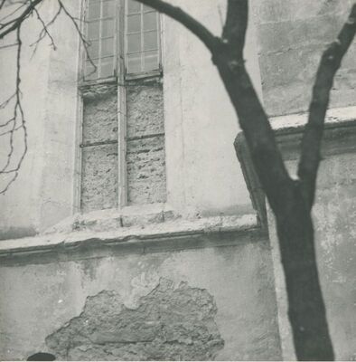 Lepoglava - Bivša pavlinska crkva, prozor svetišta