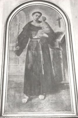 Gradec - Crkva Ranjenog Isusa, slika "Sv. Antun Padovanski"