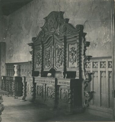 Trakošćan - dvorac, kredenac u blagovaonici