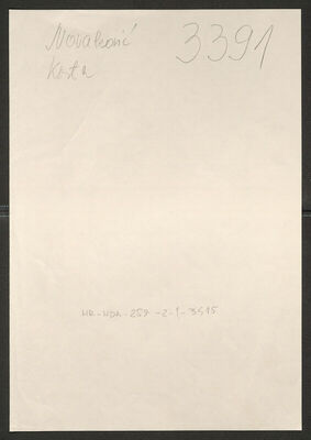 Novaković, Kosta, 19.8.1884. Policijski karton