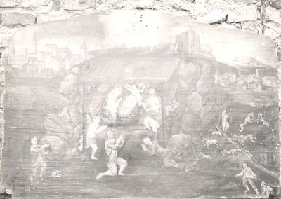 Gornji Tkalec - Kapela Uznesenja Blažene Djevice Marije, slika "Rođenje Kristovo"