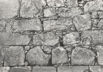 Ribnik - Stari grad, detalj zida