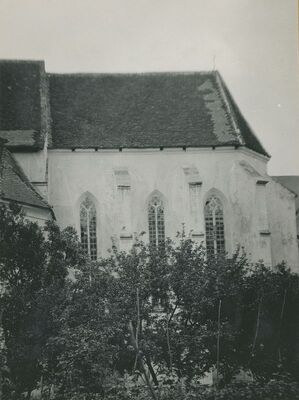 Lepoglava - Crkva Bogorodice, detalj: gotičko svetište