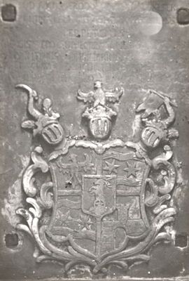 Kotari (Samobor) - Crkva sv. Leonarda, grb obitelji Erdödy