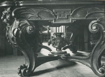 Trakošćan - dvorac, detalj stola