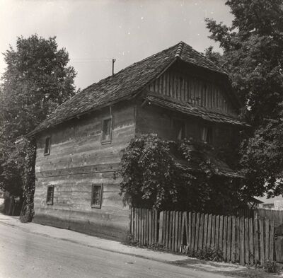 Mraclin - Tradicijska kuća, ulično i zabatno pročelje