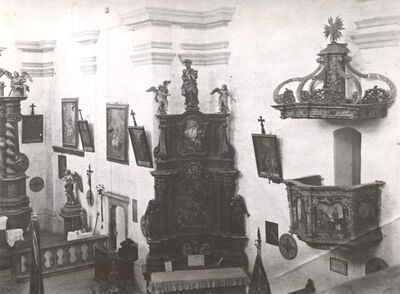 Kotari (Samobor) - Crkva i samostan sv. Leonarta, propovjedaonica