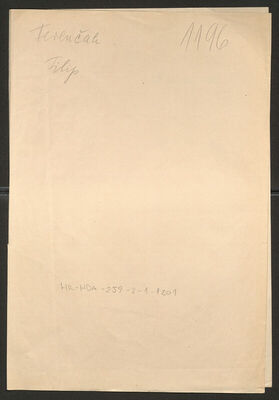 Ferenčak, Filip, 4.3.1901. Policijski karton