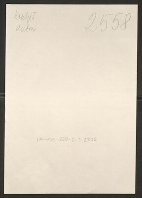 Krklješ, Anton, 30.4.1915. Policijski karton