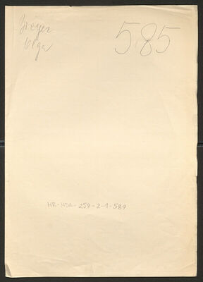 Breyer, Olga, 18.11.1864. Policijski karton