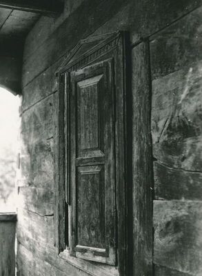 Polje Ozaljsko (Ozalj) - Tradicijska kuća, prozor