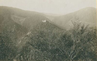 Lipovac - Stari grad Lipovac, situacija