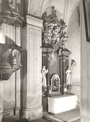 Samobor - Franjevačka crkva Uznesenja Blažene Djevice Marije, oltar sv. Franje Asiškog