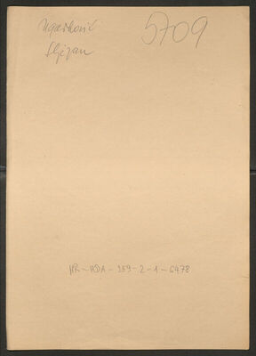 Ugarković, Stjepan, 7.5.1917. Policijski karton