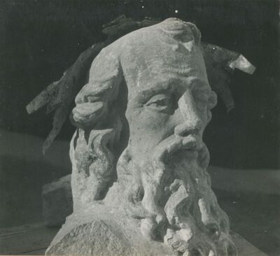 Lepoglava - Kip Boga Oca, detalj