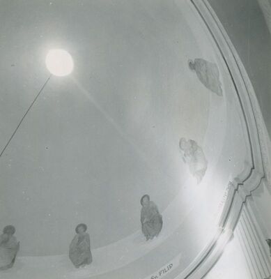 Vukovina - Crkva Pohoda Blažene Djevice Marije, dio kupole