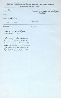 Dostava fotografija iz Carskog i kraljevskog vojnogeografskog instituta u Beču