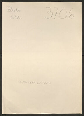 Plevko, Oskar, 26.9.1916. Policijski karton