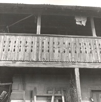 Mraclin - Tradicijska kuća, ograda trijema