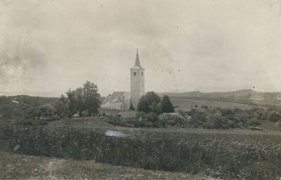 Belec (Zlatar) - Župna crkva Blažene Djevice Marije Snježne, situacija u krajoliku