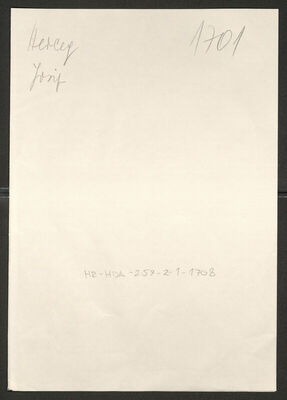 Herceg, Josip, 1900. Policijski karton