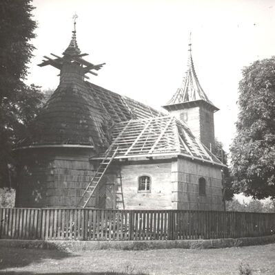 Velika Mlaka - Kapela sv. Barbare, sjeveriostočna strana krova